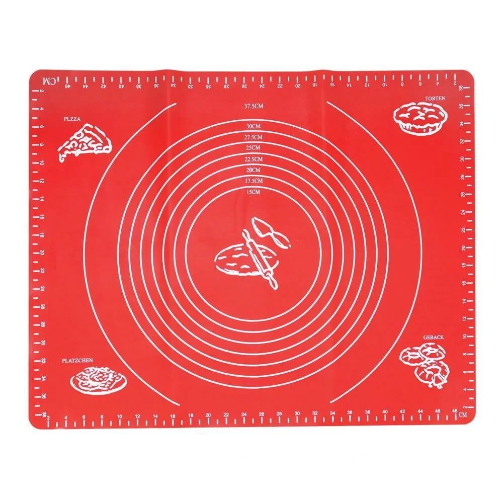 Коврик силиконовый для выпечки и раскатки теста 70x70 см Красный (07bd3890) Коврик силиконовый для выпечки и раскатки теста 70x70 см Красный (07bd3890)