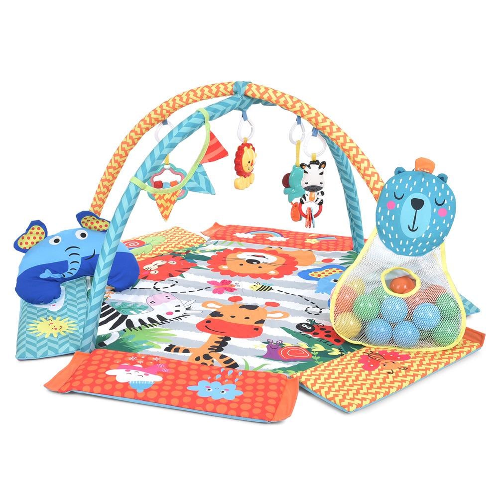 Развивающий коврик ME 1171 Color с дугами и подвесными игрушками (30147457)