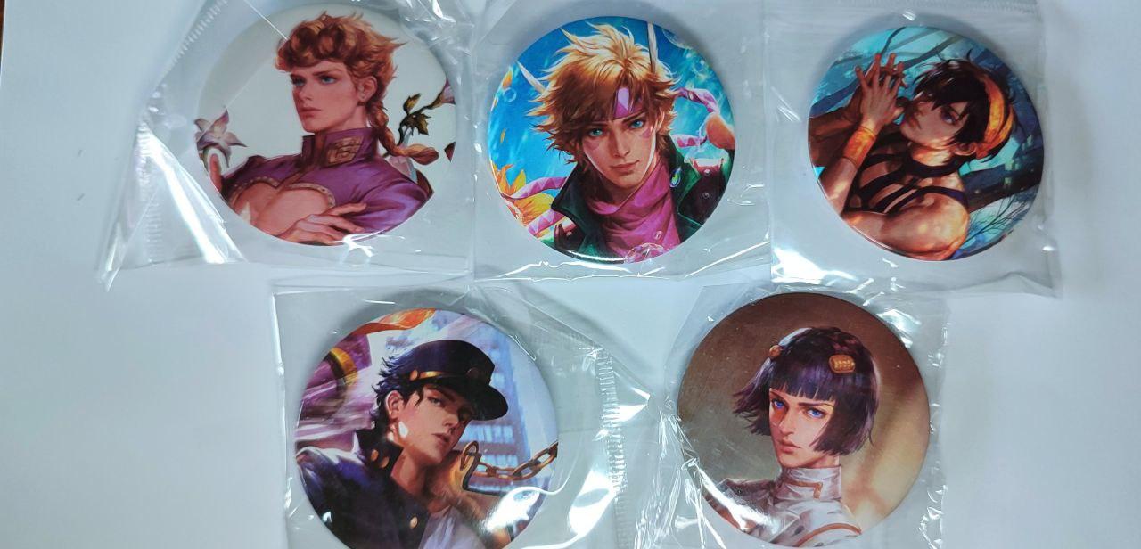 Набор значков аниме 58 мм (00132-2) Набор значков аниме 58 мм (00132-2)