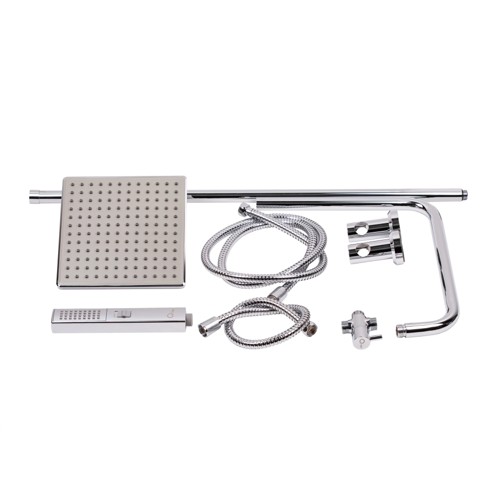 Стойка душевая Qtap Plava QT1001CRM на два потребителя 1015 мм Chrome Стойка душевая Qtap Plava QT1001CRM на два потребителя 1015 мм Chrome