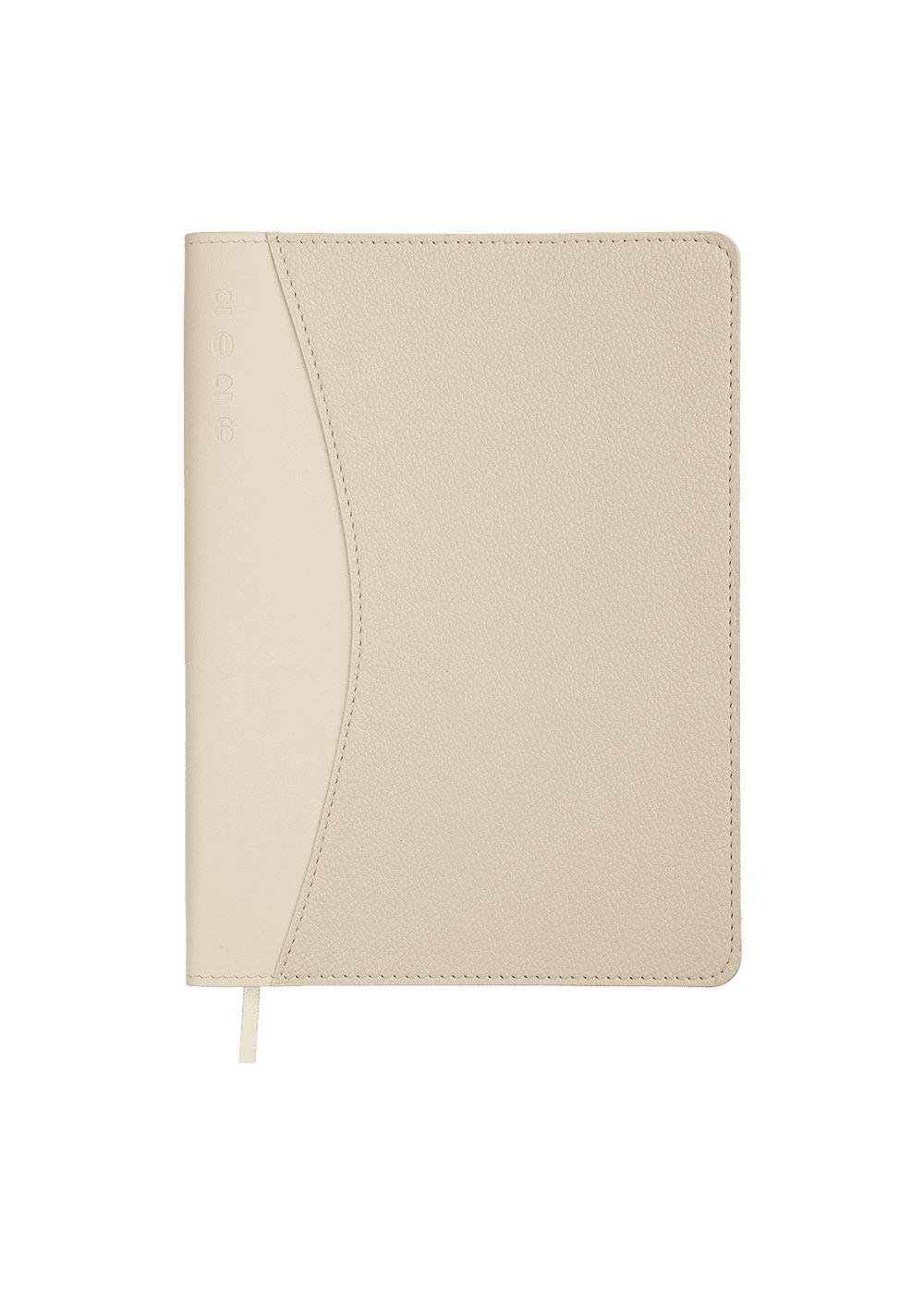 Ежедневник Buromax 2026 AURORA А5 датированный Бежевый (BM.21115-28)