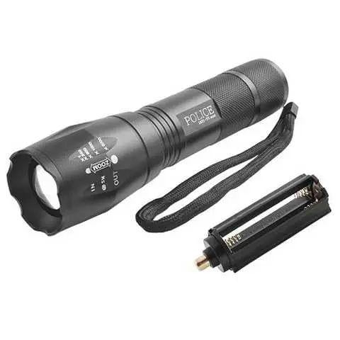 Фонарь ручной Bailong BL-1831-T6 CREE XML-T6 Li-ion 18650 3xAAA 12V/220V алюминиевый корпус (opt-18426)