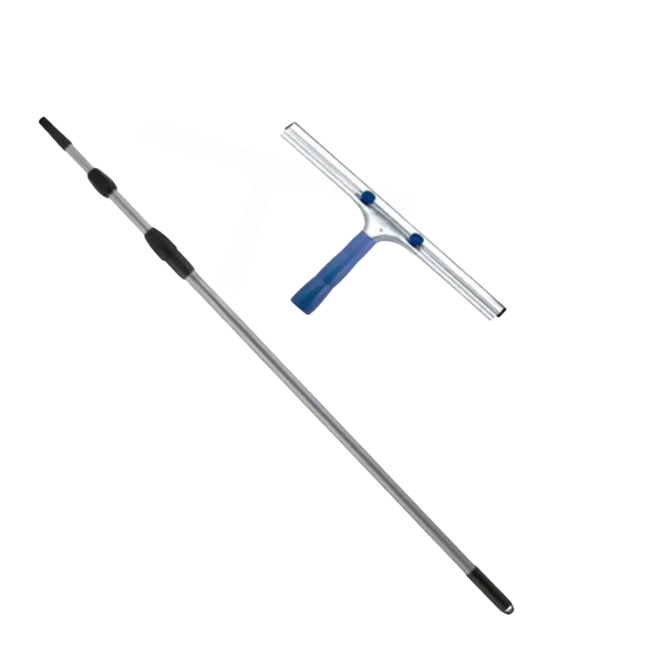 Швабра телескопическая для мойки окон 2 м алюминиевая с насадкой угоном 35 см (BP 574) Швабра телескопическая для мойки окон 2 м алюминиевая с насадкой угоном 35 см (BP 574)