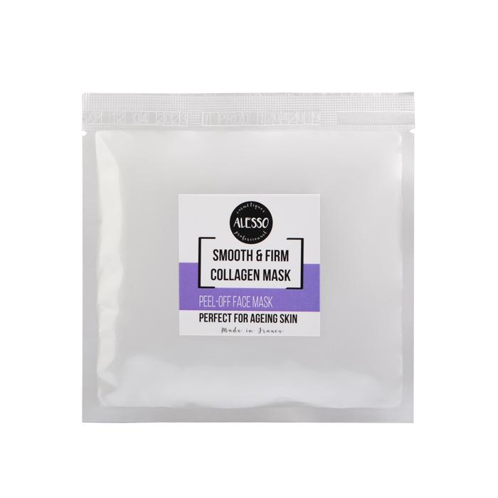 Альгинатная маска ALESSO Smooth & Firm Collagen Mask колагеновая против отечности кожи 25 г  (3273629265175)
