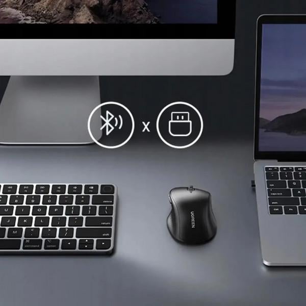 Компьютерная мышка беспроводная UGREEN MU101 Black (90395) - фото 8