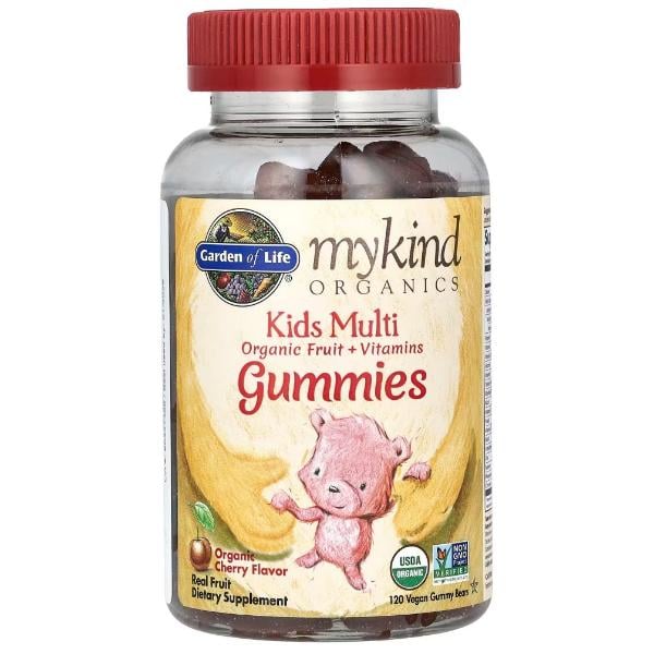 Вітамінно-мінеральний комплекс для дітей Garden of Life MyKind Organics Kids Multi 120 вег. Gummies/Cherry (000021512)