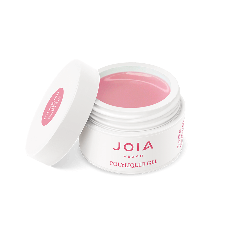 Гель-база PolyLiquid Gel Pink Lace JOIA Vegan 50 мл (4820259341350)