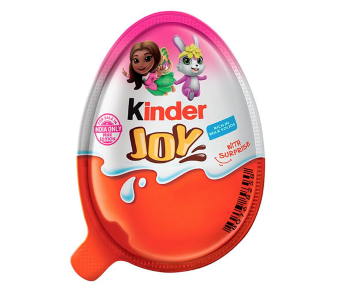 Шоколадне яйце Kinder Joy Surprise Pink Edition 20 г (2583537972)