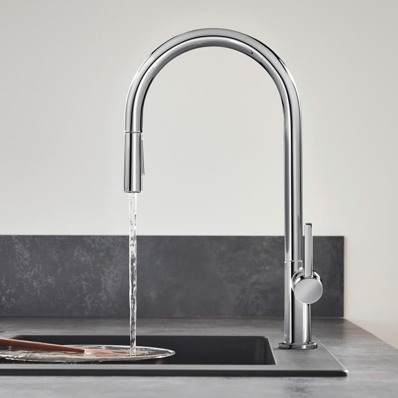 Смеситель для кухни Hansgrohe Talis M54 72801000 с выдвижной лейкой Хром (77449) - фото 2