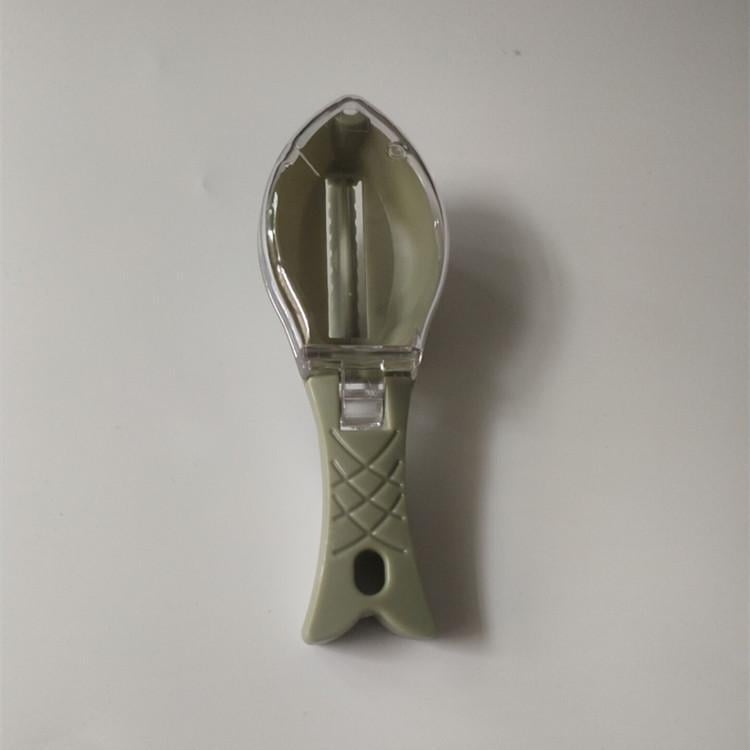 Нож для чистки рыбы 10789 16х5 см Зеленый (4570687)