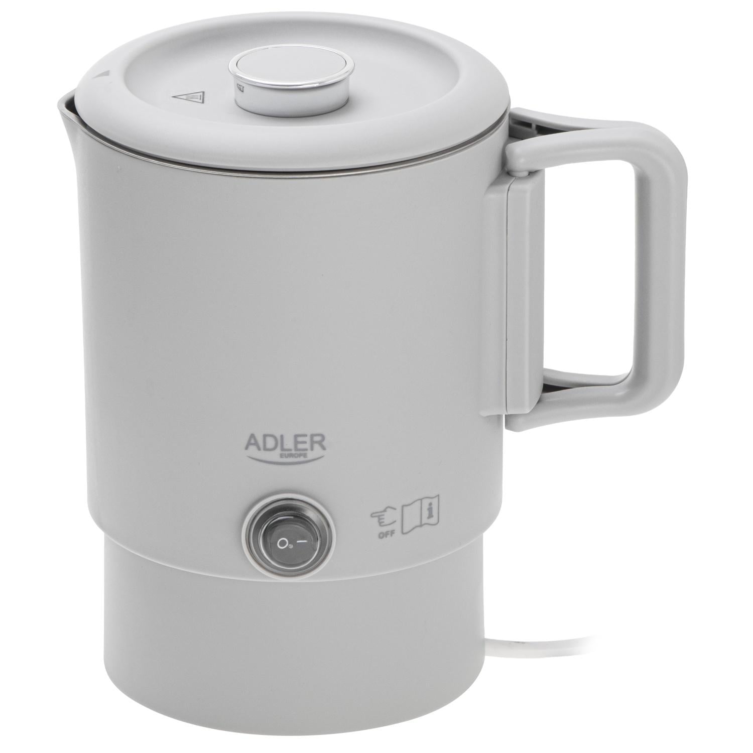 Електрочайник дорожній Adler AD 1388 0,8 л 650 Вт Сірий (31560781)