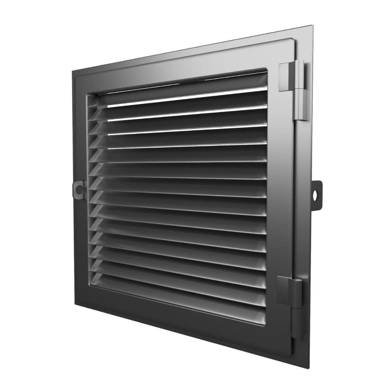 Решетка вентиляционная антивандальная ревизионная сварная нерегулируемая с монтажными ушами металлическая 400х400 мм РВРв-44 Серый (1854835217/К0107) Решетка вентиляционная антивандальная ревизионная сварная нерегулируемая с монтажными ушами металлическая 400х400 мм РВРв-44 Серый (1854835217/К0107)