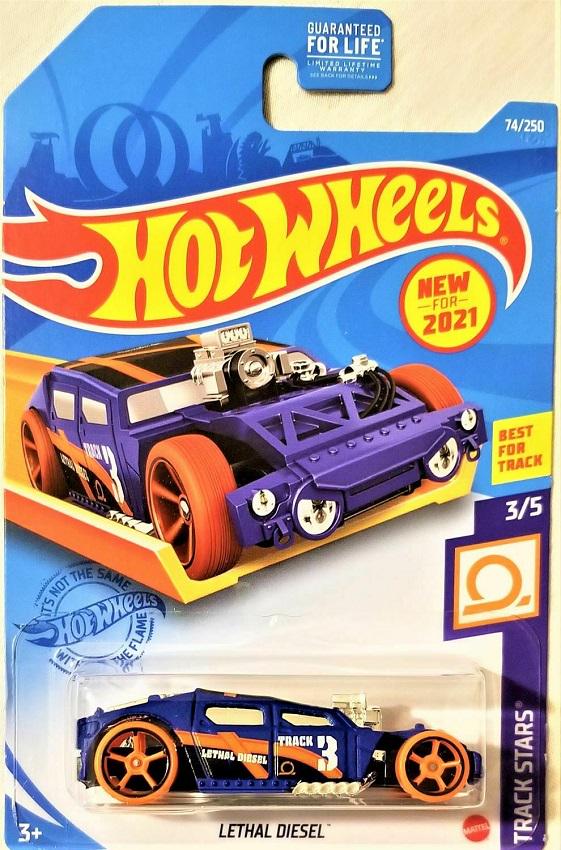 Базовий автомобіль Hot Wheels серії Track Stars 3/5-Lethal Diesel 2021