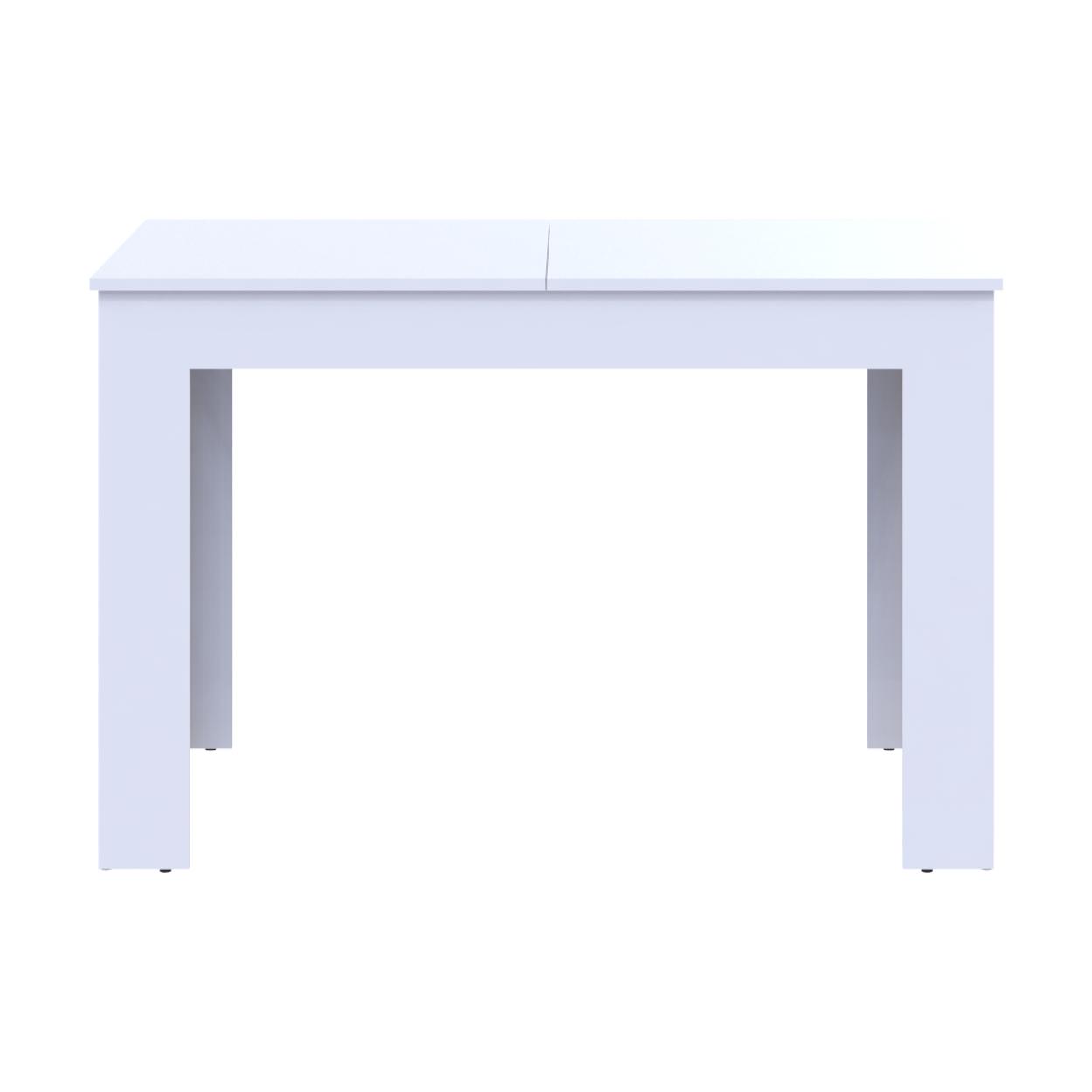 Обеденный стол Doros Флинт 120/170х80х78 см Белый (DRS-011441) - фото 3 Обеденный стол Doros Флинт 120/170х80х78 см Белый (DRS-011441) - фото 3