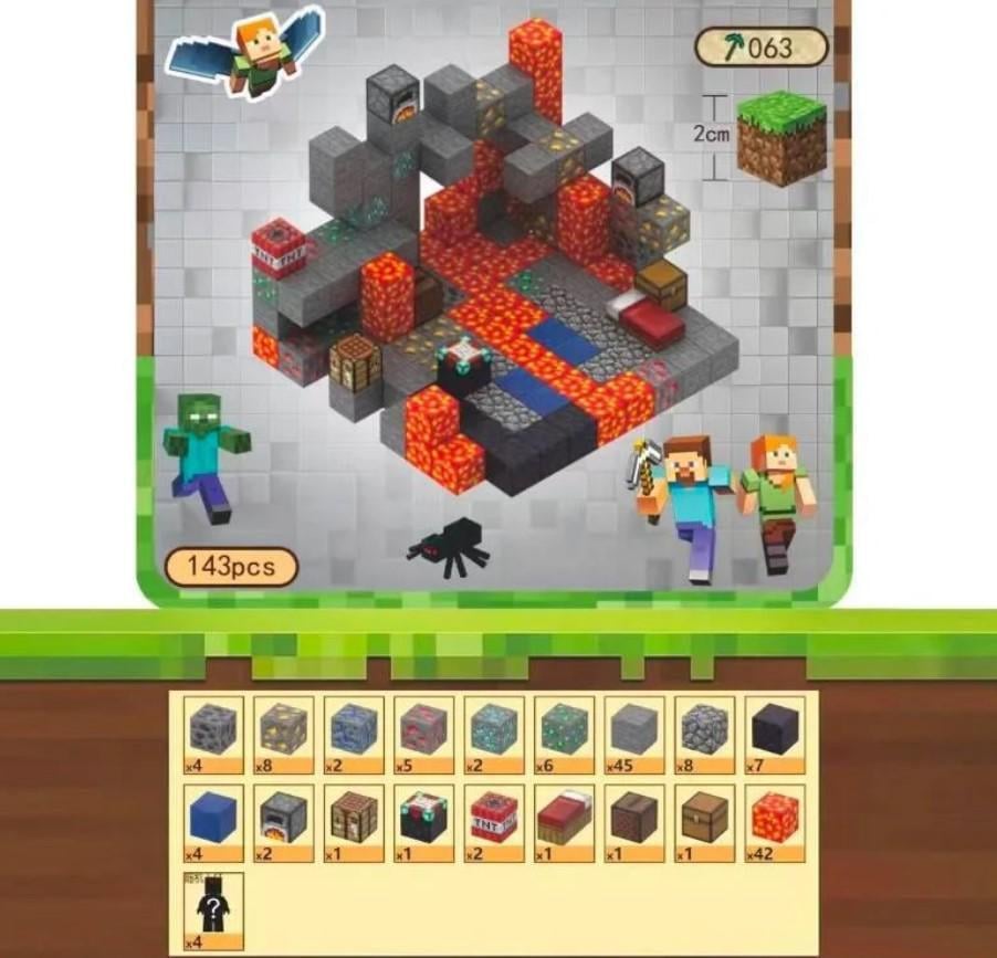 Конструктор магнитный Magnetic Cube Пещерные приключения 143 эл. (2104618681) - фото 2 Конструктор магнитный Magnetic Cube Пещерные приключения 143 эл. (2104618681) - фото 2