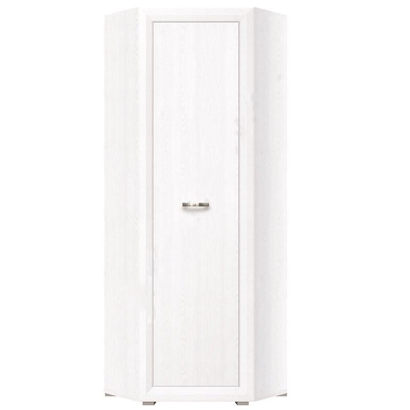 Шафа кутова для передпокою розпашна Маркус Gerbor SZFN1D в спальню ДСП 800х800х2115 мм Білий (11804) - фото 1