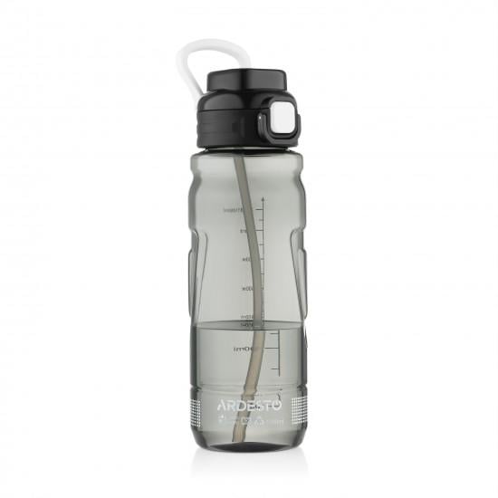 Пляшка для води Ardesto AR2210EG Sport 1000 мл пластик Чорний (2729374200)
