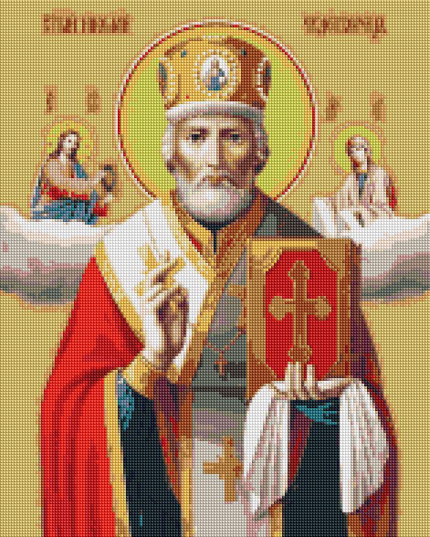 Алмазная мозаика Brushme Николай Чудотворец 40x50 см (DBS1095) Алмазная мозаика Brushme Николай Чудотворец 40x50 см (DBS1095)