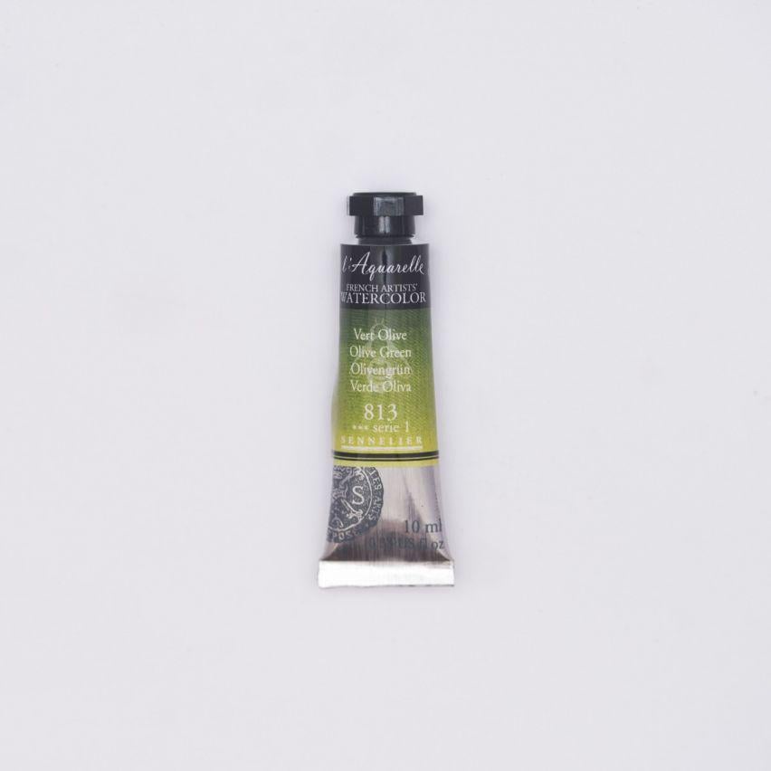 Акварель у тюбиках Sennelier L'Aquarelle S1 10 мл Оливковий/Зелений