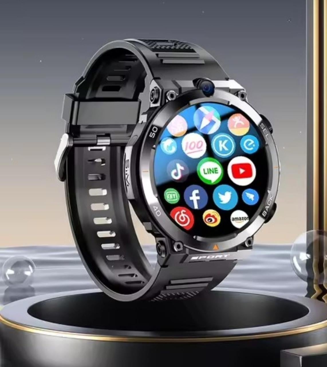 Смарт-годинник 4smarts 4G LTE SIM-карта GPS Wi-Fi H10 6/128Gb Amoled-дисплей 1,39" Android (2901674814)