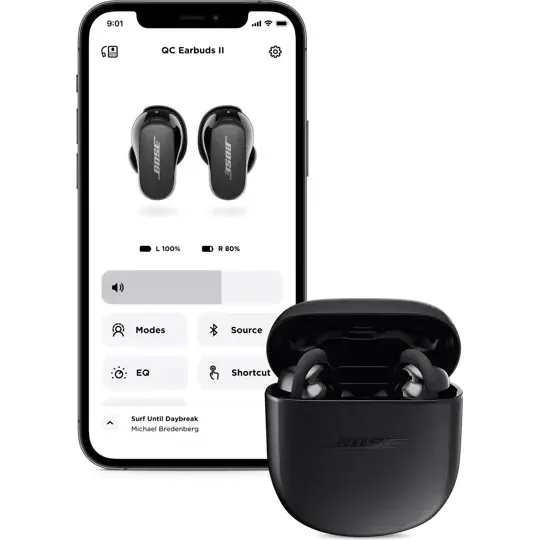 Навушники TWS Bose QuietComfort Earbuds II Triple Black - фото 5