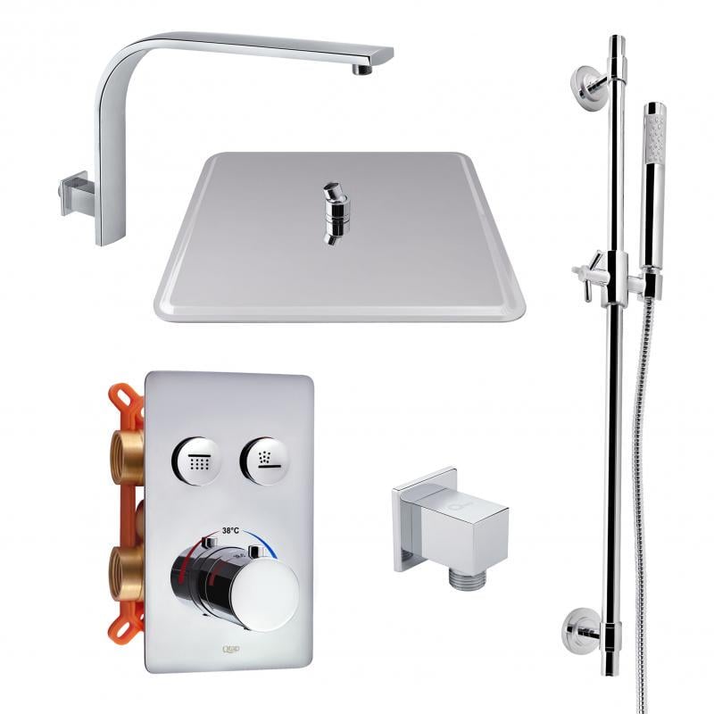 Душевой набор QT Votice скрытого монтажа на два потребителя (QT6442T105NKCSET)