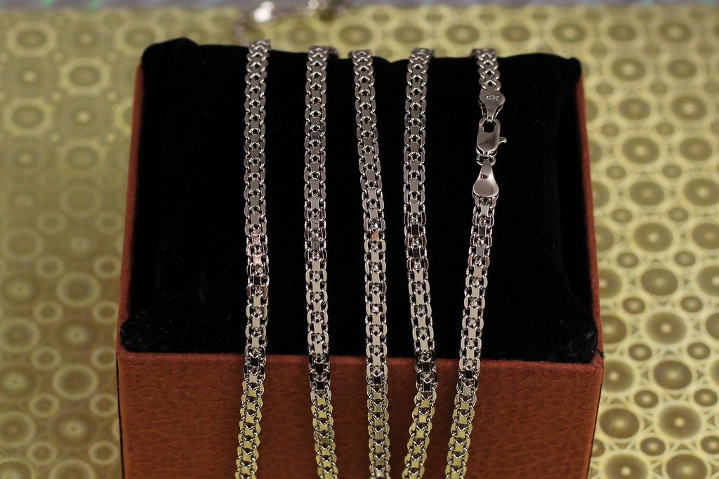 Цепь Xuping Jewelry Бисмарк 50 см 4 мм Серебристый (2448990061)