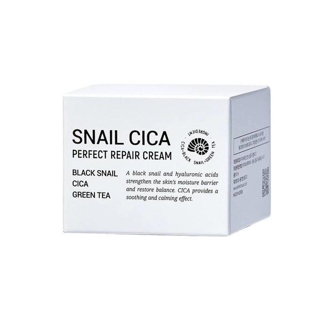 Крем для обличчя з центеллою та муцином равлика Snail Cica Perfect Repair Cream Esthetic House 50 мл (8809450012395) - фото 2