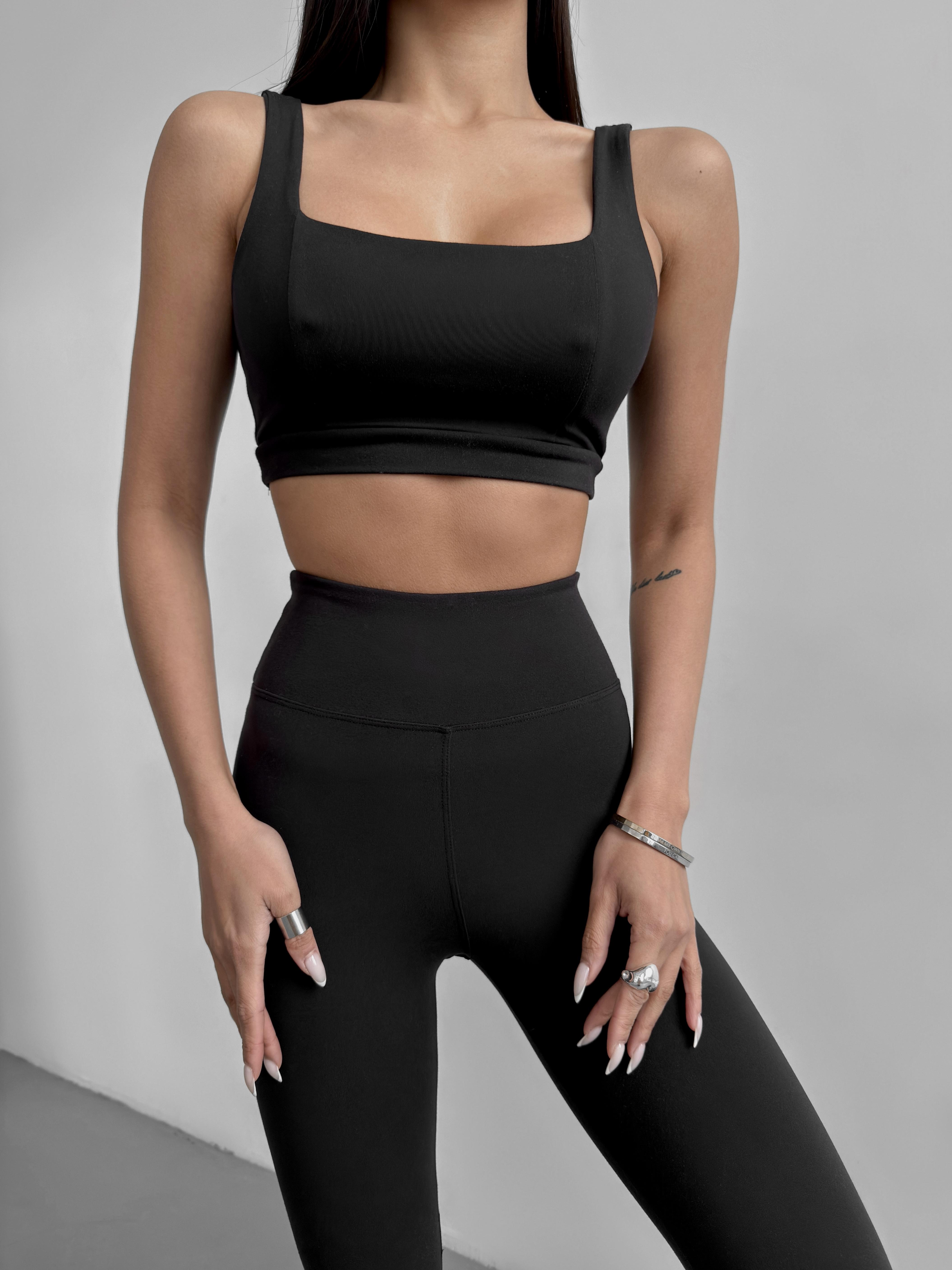 Легінси з матового біфлексу NUOF S Чорний