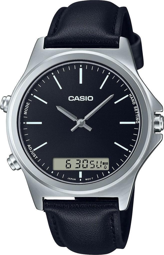 Наручные часы мужские Casio Timeless Collection MTP-VC01L-1E со стальным корпусом Черный (3150800040)