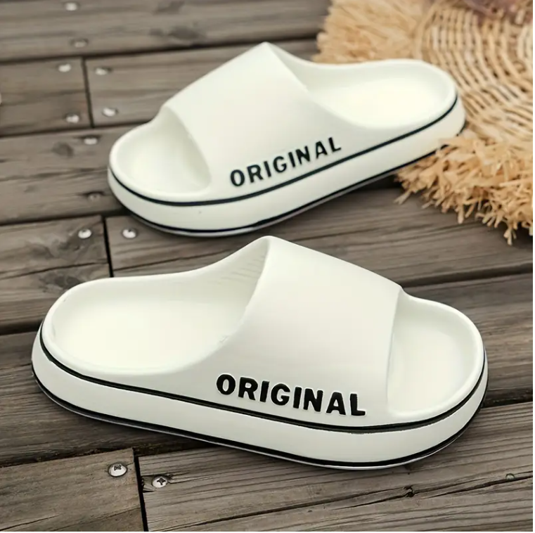 Шлепанцы летние не скользящие ЭВА р. 40 Белый (Н-1311)