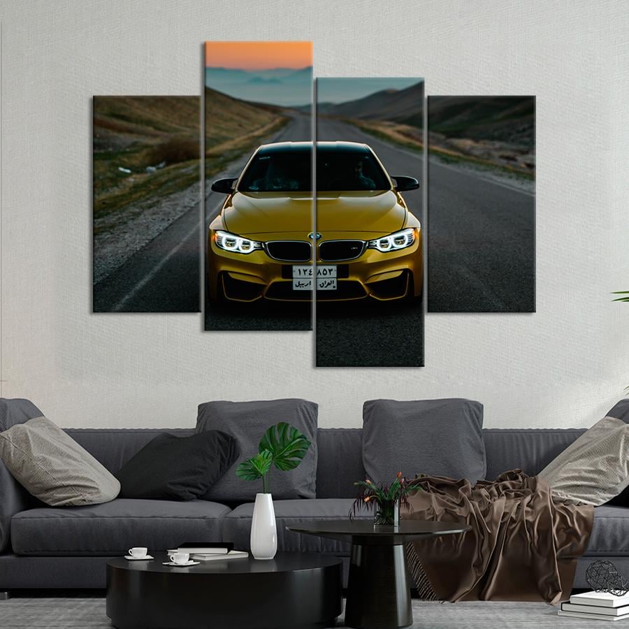 Картина Автомобиль Спортивный автомобиль BMW M4 129x90 см (A1172-4)