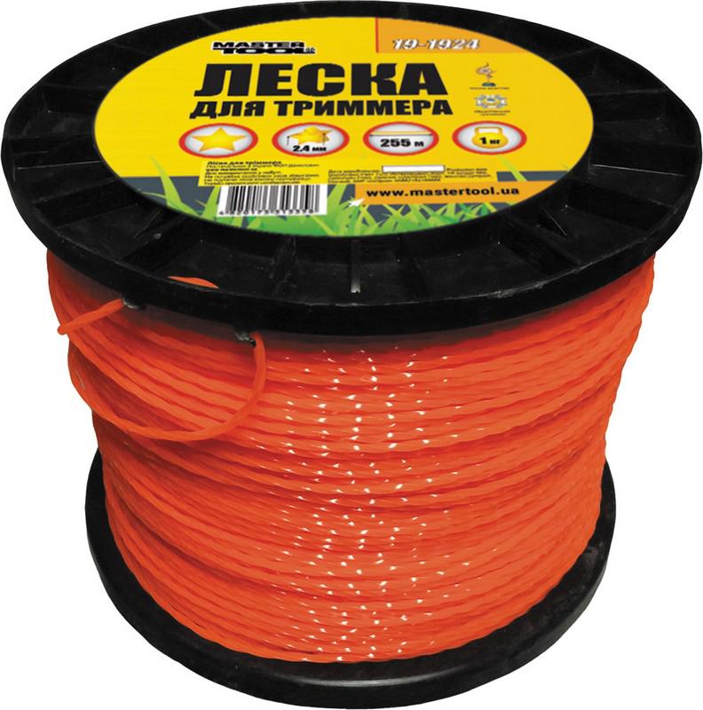 Жилка для тримера Mastertool Зірка 2,40 мм 248 м (19-1924)