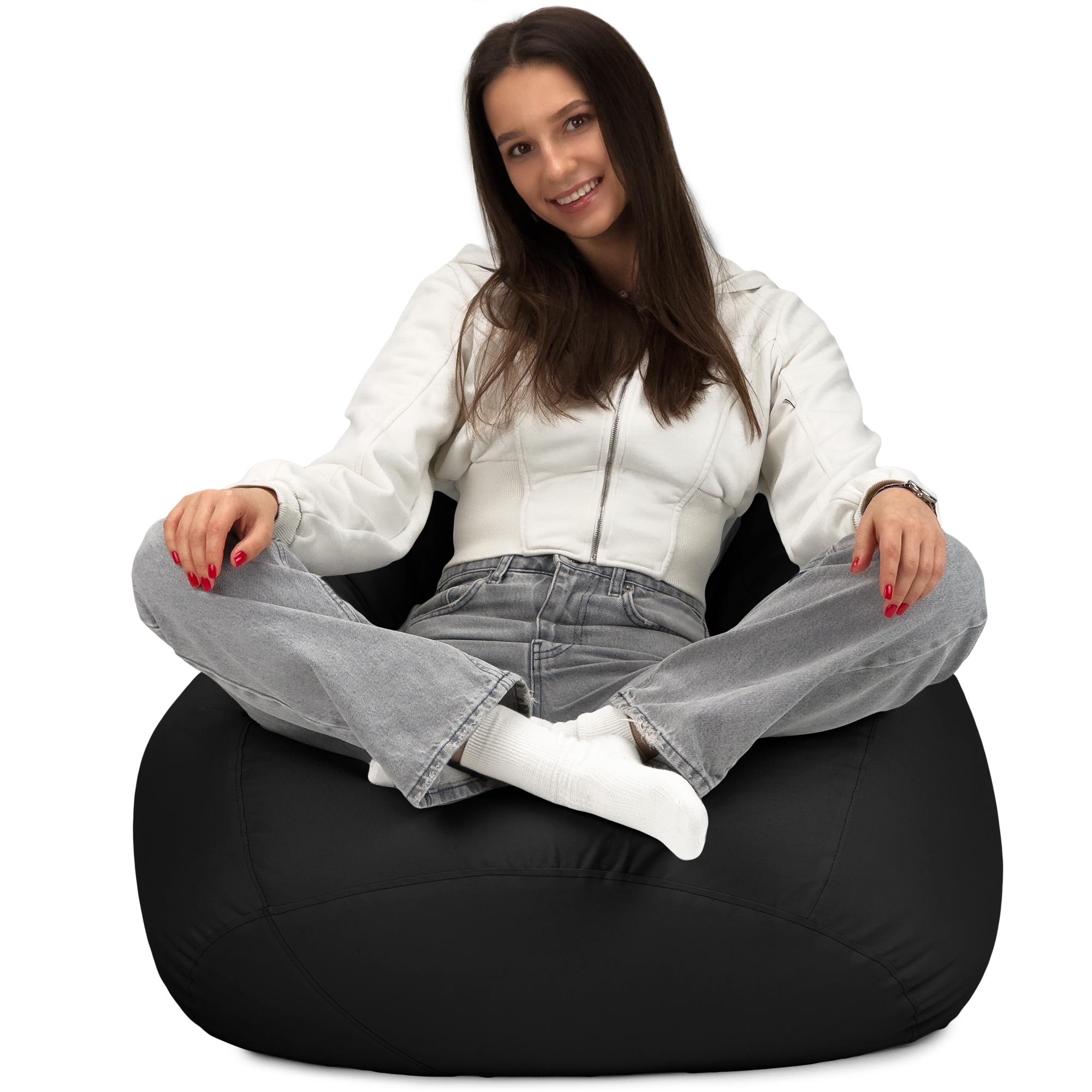 Кресло-мешок Студия Комфорта Груша оксфорд флекс 120х85 см Черный (901220) - фото 6 Кресло-мешок Студия Комфорта Груша оксфорд флекс 120х85 см Черный (901220) - фото 6