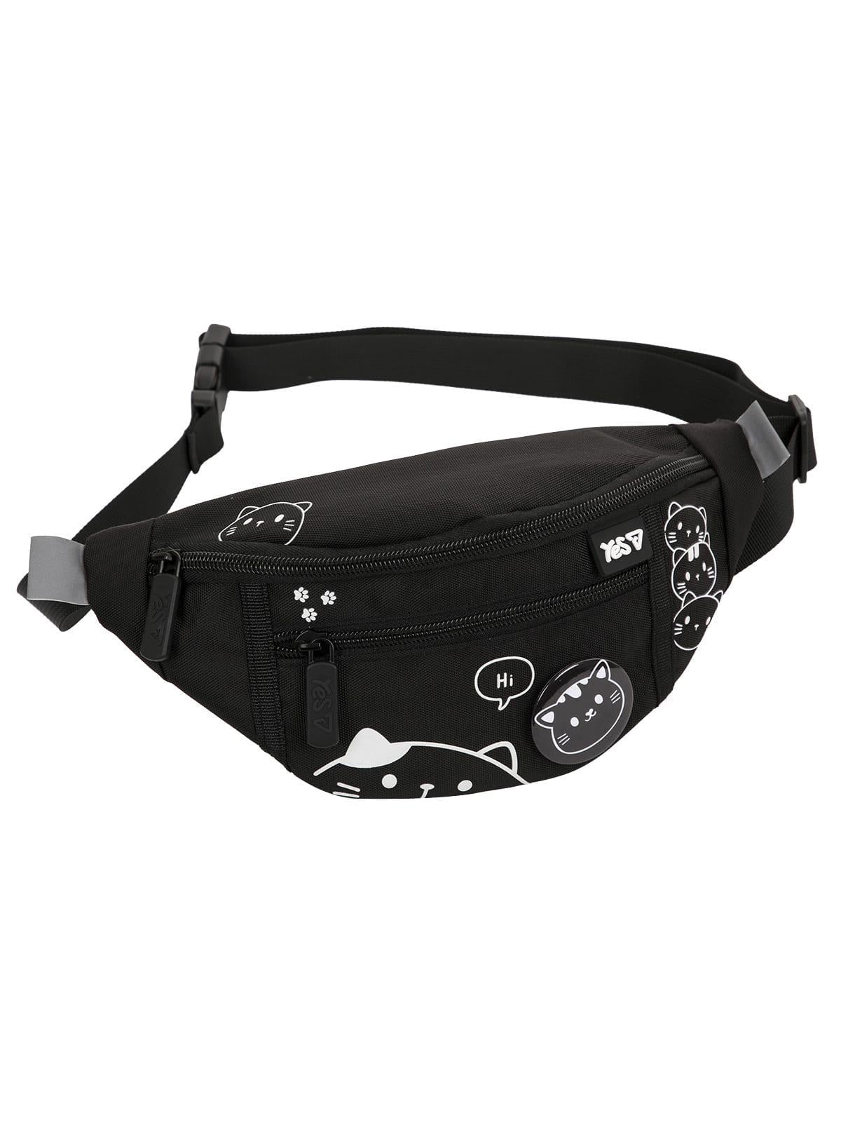 Сумка на пояс YES SP-36 Black Cat (550553)
