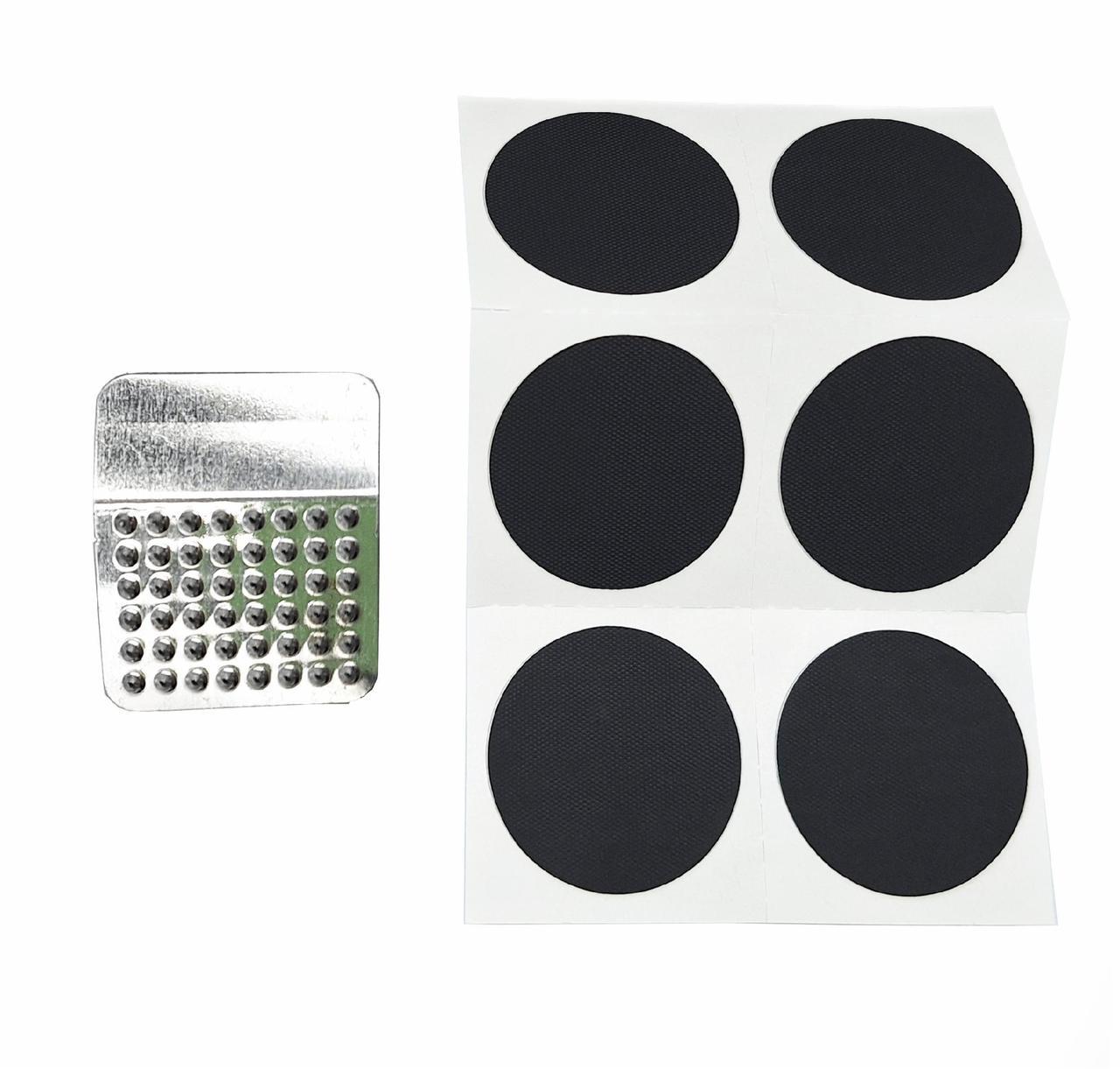 Ремкомплект для камеры самоклеящиеся заплатки 6 шт. и терка в контейнере (G0001317)