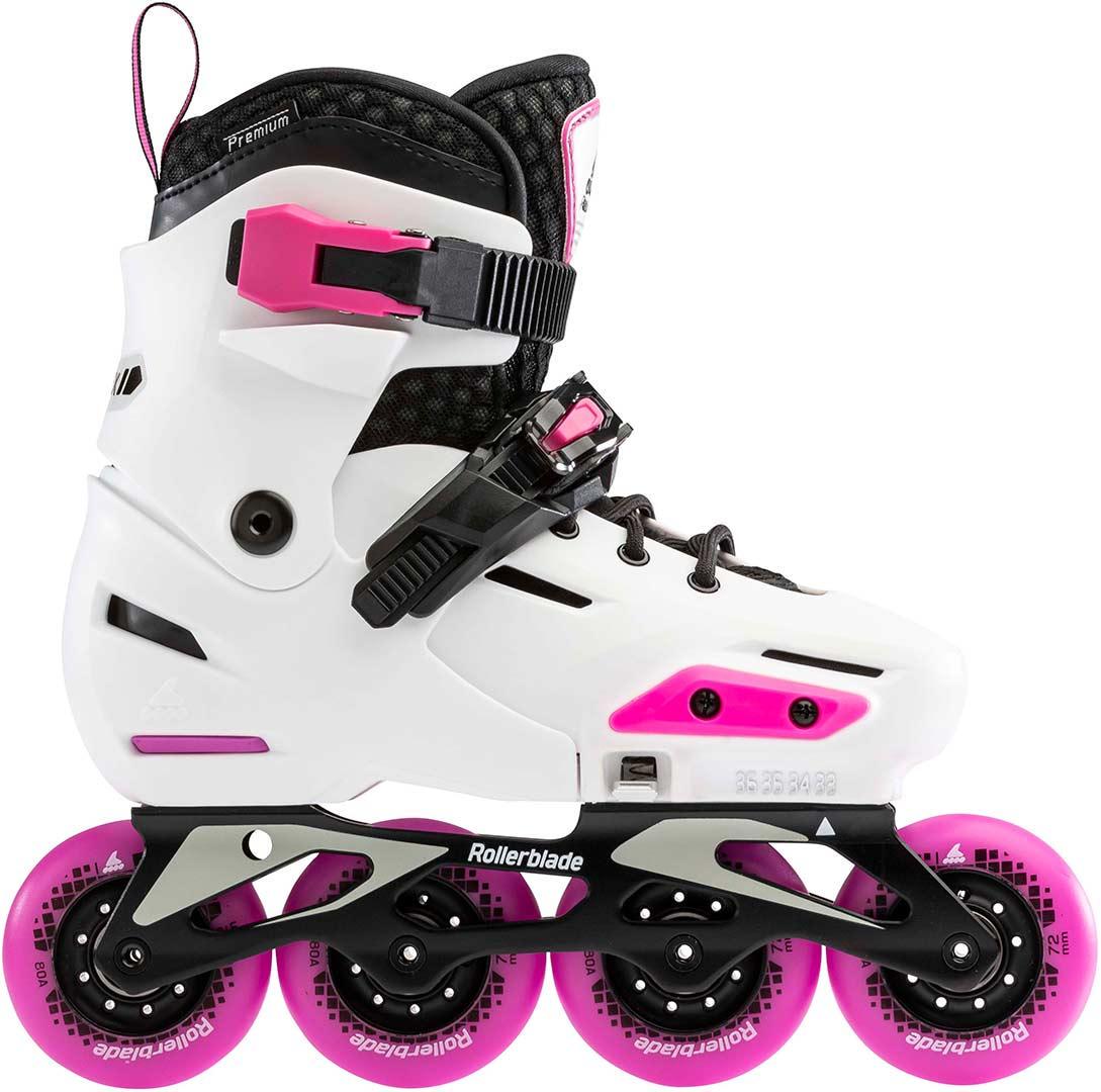 Ролики детские Rollerblade Apex G 37/40 Белый/Розовый - фото 4