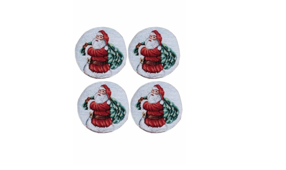 Набор салфеток под чашку CAROUSEL 4 шт. Dх11 см