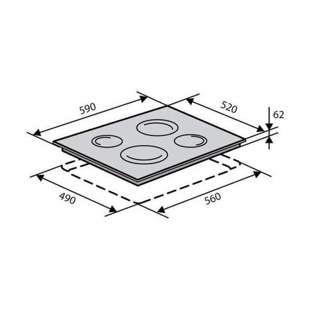 Варочная поверхность Ventolux HV 64 TC (5979) - фото 3