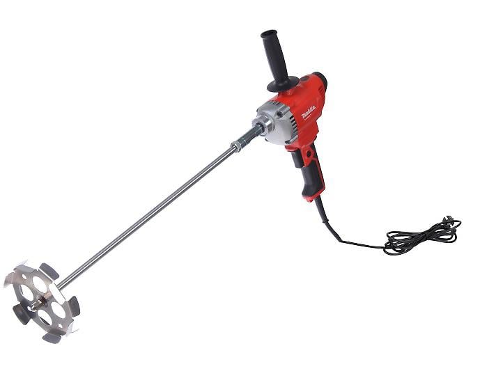 Миксер Makita M6600X (800Вт, 165мм) с регулировкой оборотов + мешалка (4447)
