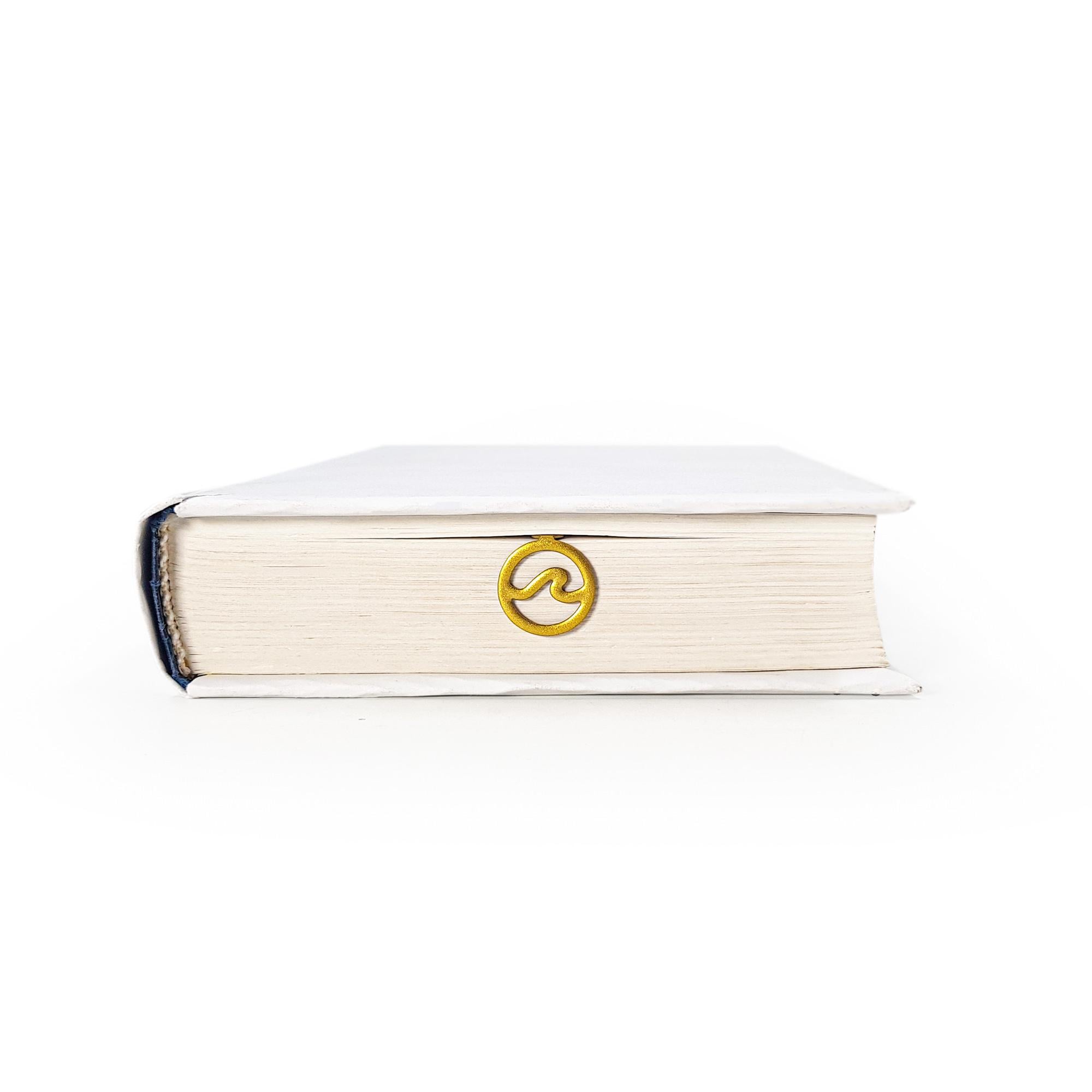 Закладка для книг Хвиля Золотий (sp6-BM02_wave_gold) Закладка для книг Хвиля Золотий (sp6-BM02_wave_gold)