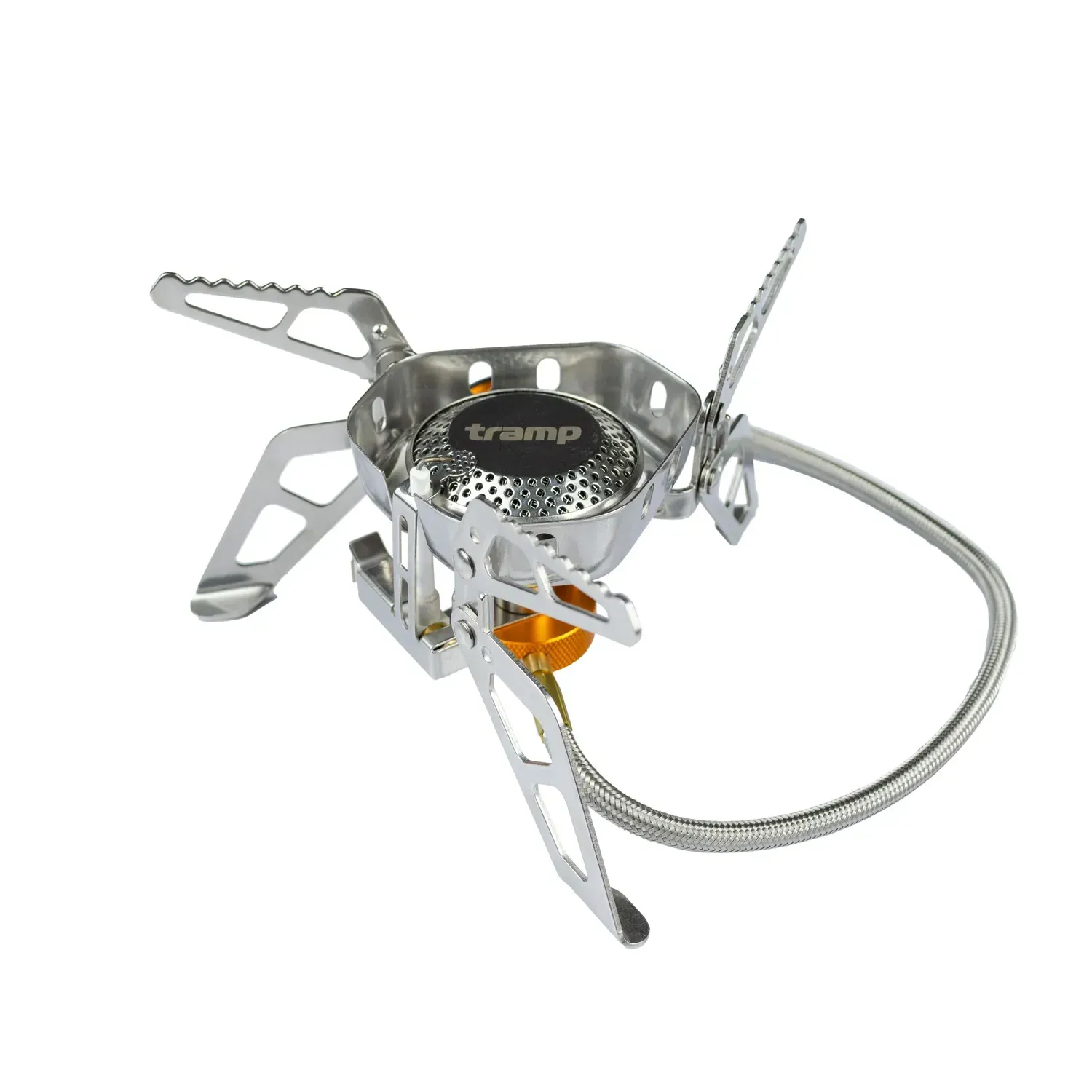 Горелка Tramp со шлангом/пьезоподжигом и ветрозащитой (UTRG-046)