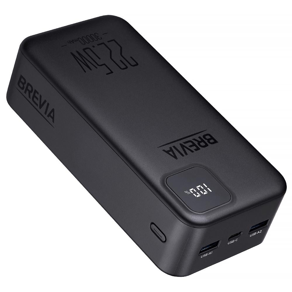 Повербанк (Power Bank) Brevia 30000mAh 22,5W Li-Pol, LCD - фото 5