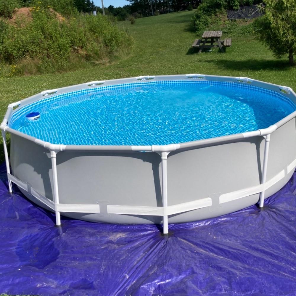 Бассейн каркасный для дачи круглый Intex (2133620478) - фото 4