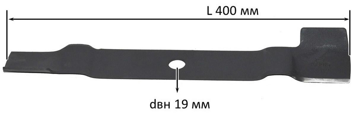 Нож газонокосилки AL-KO Comfort 40 E d19/L400 мм (шп418) - фото 4 Нож газонокосилки AL-KO Comfort 40 E d19/L400 мм (шп418) - фото 4