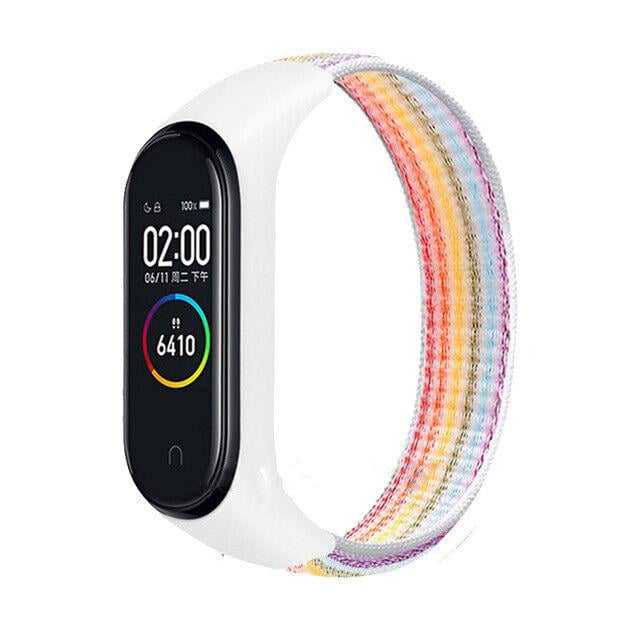 Ремешок Nylon Style BeCover для Xiaomi Mi Smart Band 7 Rainbow (707668)