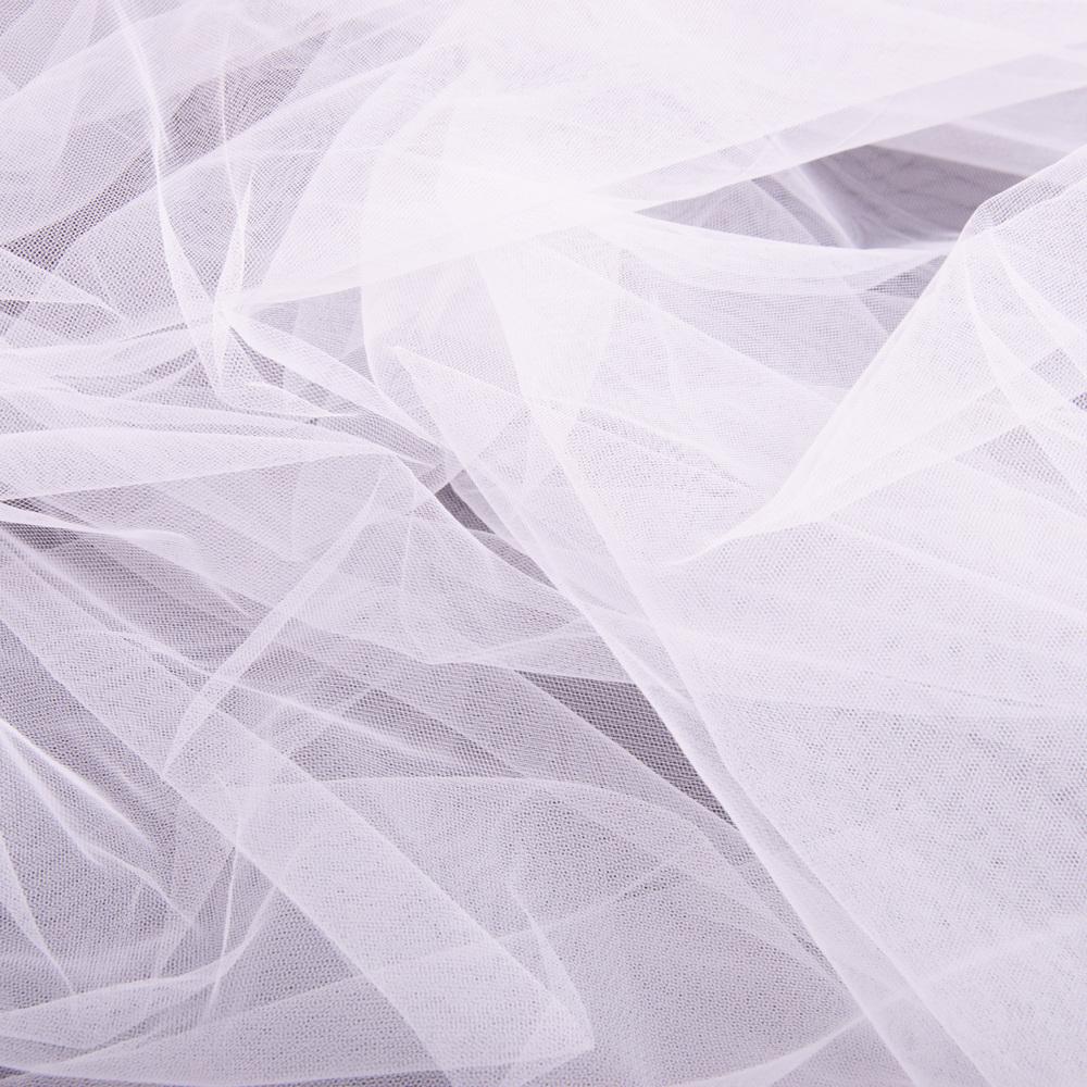 Тканина фатин V-H1 євро 3,0 м Білий (23692) - фото 2 Тканина фатин V-H1 євро 3,0 м Білий (23692) - фото 2