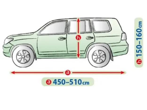 Тент на машину Kegel 5-4123-248-3020 Джип Мінівен 510х195х160 см XL Mobile Garage - фото 2