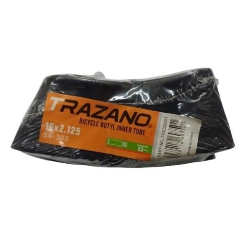 Велокамера TRAZANO 16" x 2,125" AV 33 мм 54-305 (2314818530)