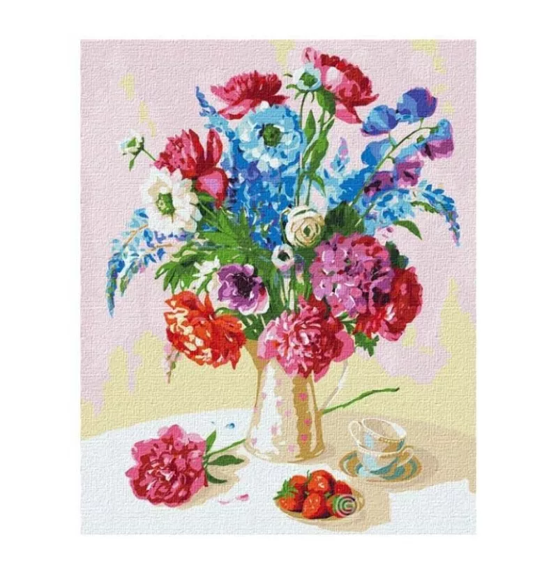 Картина по номерам Идейка Клубника на двоих 40х50 см (КНО2967)